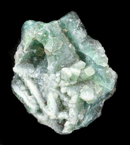 Green Fluorite & Druzy Quartz - Colorado #33384